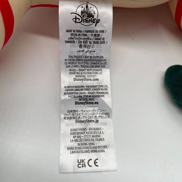 Cudleezz Stitch Disney Christmas Elf‎ Sleeping Plush Stripe 24" Large Soft - Picture 11 of 11